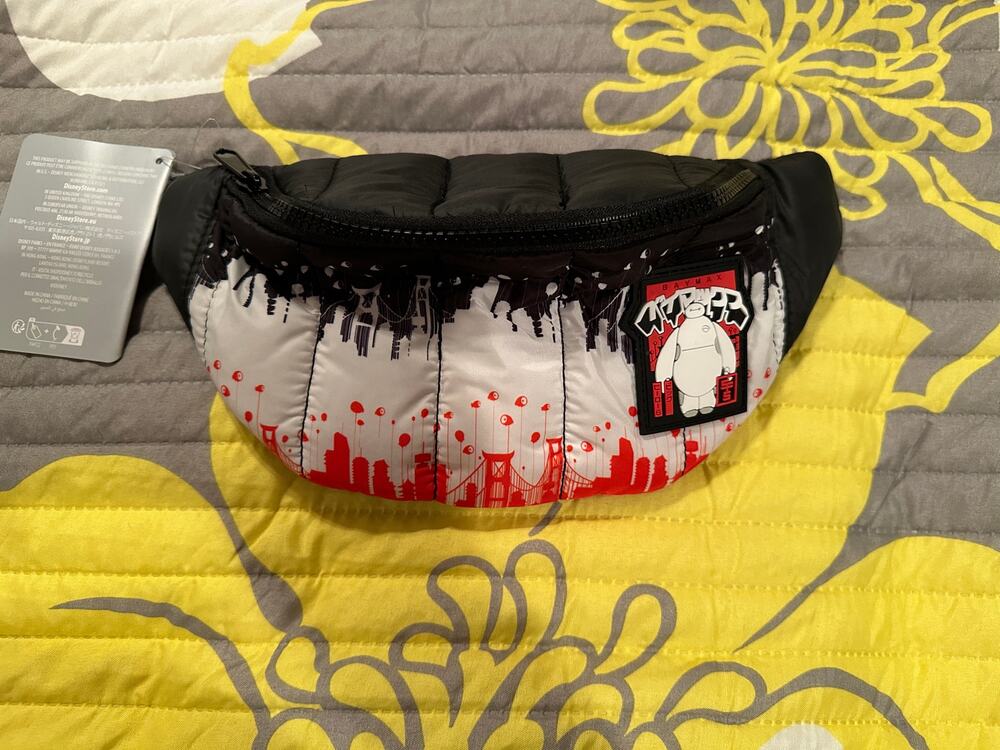 NWT Disney Parks Baymax Big Hero 6 San Fransokyo Crossbody Fanny Pack Waist Belt